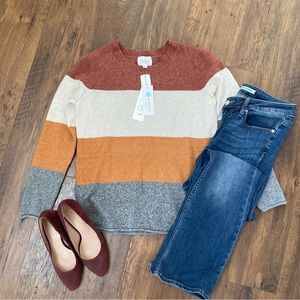 Autum colors sweater NTW from Stitch Fix